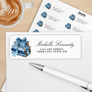 Blue Floral Books A New Chapter Brautparty
