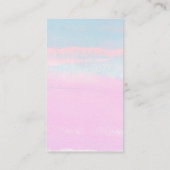 Blue Floral Boy Baby Dusche Windelwanne Raffel Begleitkarte (Rückseite)