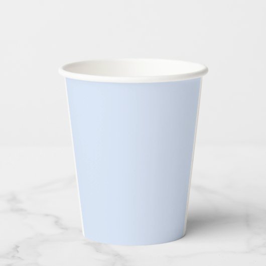 Blue Floral Brautparty Paper Cups Pappbecher (Rückseite)