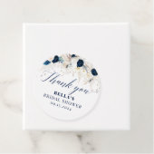 Blue Floral Brautparty Vielen Dank Geschenkanhänger (Beispiel)
