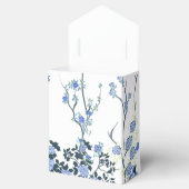 Blue Floral Chinoiserie Gastgeschenk Bag Geschenkschachtel (Geöffnet)