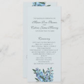 Blue Floral Delphinium Programm (Vorne/Hinten)