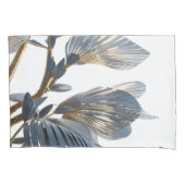 Blue Floral Design Plant Kissenbezug (Vorderseite)