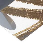 Blue Floral Design Plant Kurzer Tischläufer (Ecke)