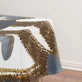 Blue Floral Design Plant Tischdecke (Beispiel)