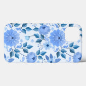 Blue Floral Design Tochter Case-Mate iPhone Hülle (Rückseite (Horizontal))