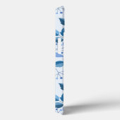 Blue Floral Design Tochter Case-Mate iPhone Hülle (Rückseite / Rechts)