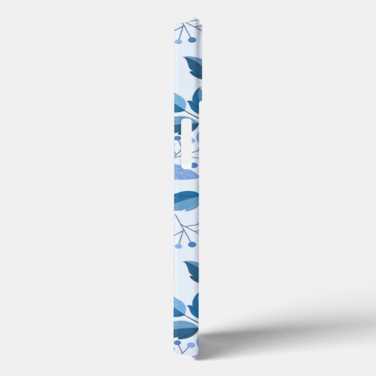 Blue Floral Design Tochter Case-Mate iPhone Hülle (Rückseite / Rechts)