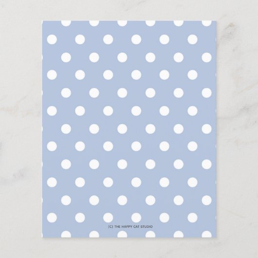 Blue Floral Elephant schätzt, wie viele Lollen spi (Rückseite)