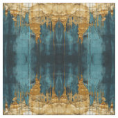 Blue Floral Fabric Seamless Pattern Boho Modern Stoff (Muster)