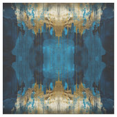 Blue Floral Fabric Seamless Pattern Boho Modern Stoff (Muster)