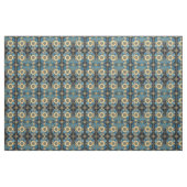 Blue Floral Fabric Seamless Pattern For Sewing Stoff (Yard (91,4 cm))
