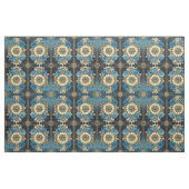 Blue Floral Fabric Seamless Pattern For Sewing Stoff (Fat Quarter (45,7 x 55,9 cm))