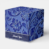 Blue Floral Fevor Box Geschenkschachtel (Rückseite)