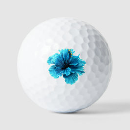 Blue Floral Golf Balls Golfball