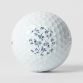 Blue Floral  Golfball (Vorderseite)