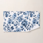 Blue Floral Hütte Garden Badhandtuch Set (Handtuch)