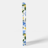 Blue Floral iPhone Case (Rückseite / Links)