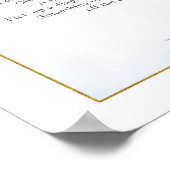 Blue Floral Lemon Hauptpresse Spätnachtskalender Poster (Ecke)