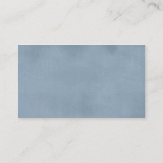 Blue Floral Lemon Main Squeeze Diaper Raffekarte Begleitkarte (Rückseite)