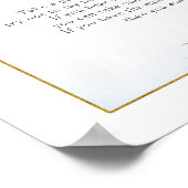 Blue Floral Lemon Main Squeeze Sage Baby nicht Poster (Ecke)