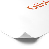 Blue Floral Liebe Brewing Brautparty Willkommen Poster (Ecke)