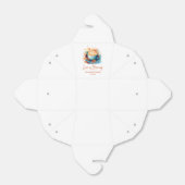 Blue Floral Liebe ist das Brechen Coffee Brautpart Geschenkschachtel (Ungefaltet)