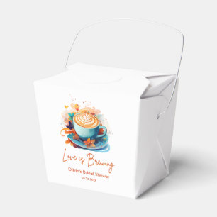 Blue Floral Liebe ist das Brechen Coffee Brautpart Geschenkschachtel