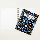 Blue Floral Monthly Planer (Anzeige)