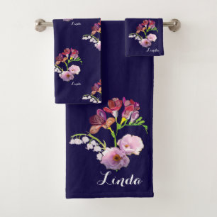 Blue Floral Mother's Day Bath Set