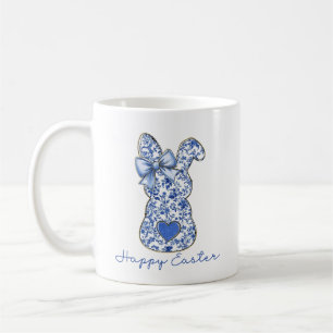 Blue Floral Oaster Bunny Coquette Kaffeetasse