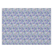 Blue Floral Paisley Tischdecke (Vorderseite (Horizontal))