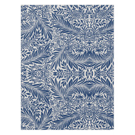 blue floral pattern with diverse leaves & blossoms tischdecke