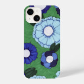 Blue Floral Phone Case iPhone Hülle (Rückseite)
