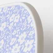 Blue Floral Pickleball Paddle (Linke Seite)