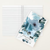 Blue floral Praise & prayer journal Notizblock (Innen)