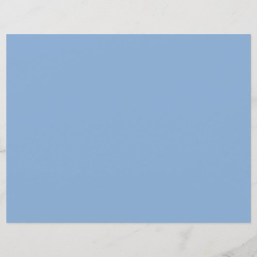 Blue Floral Scrapbook Paper (Rückseite)