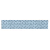 Blue Floral Table Runner Mittelgroßer Tischläufer (Horizontal)