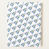 Blue Floral Teacher Planner: Personalisiertes Gesc Planer (Rückseite)