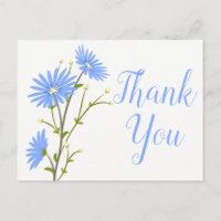 Blue Floral Vielen Dank Daisy Blume Wedding Daisie