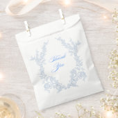 Blue Floral Vielen Dank Geschenktütchen (Ausgeschnitten)