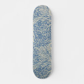BLUE FLORAL VINTAG SKATEBOARD (Vorne)