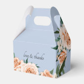 Blue Floral Wedding Collection Gevor Box Geschenkschachtel (Rückseite)