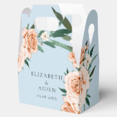 Blue Floral Wedding Collection Gevor Box Geschenkschachtel (Geöffnet)