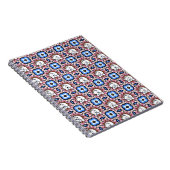 Blue Floral Westie Notizblock (Rechte Seite)