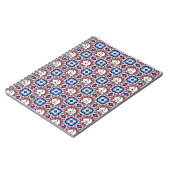 Blue Floral Westie Notizblock (Linke Seite)