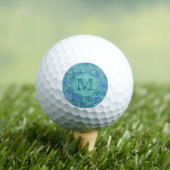 Blue Floral William Morris Custom ErstDamen Golfball (Insitu T-Shirt)