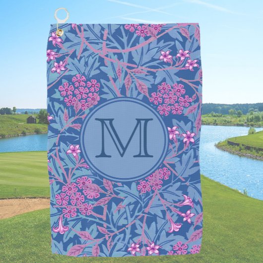 Blue Floral William Morris Custom ErstDamen Golfhandtuch
