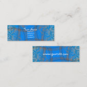 Blue Floralia Visitenkarte (Vorne/Hinten)