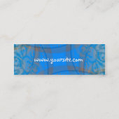 Blue Floralia Visitenkarte (Rückseite)